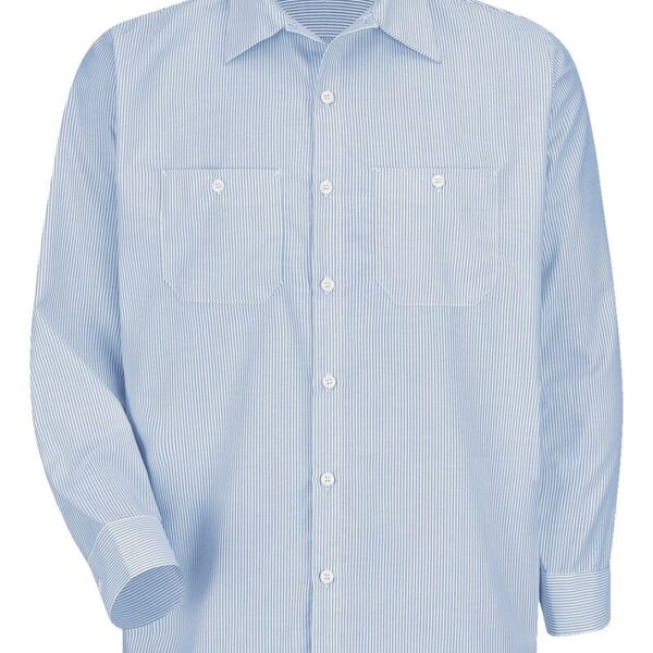 Men's Tall Industrial Stripe Work Shirt Thumbnail